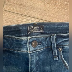 Abercrombie & Fitch Simone High Rise Super Skinny Blue Jeans